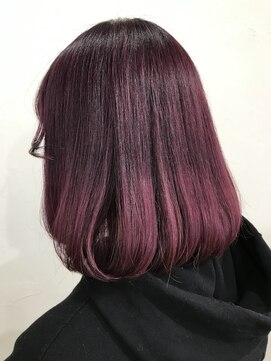 アリウス(ALIUS by posh) 【ALIUS 池袋 小川真一】グレープピンクボブ