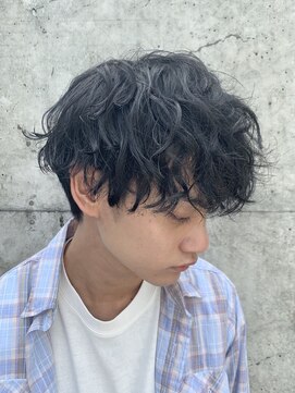 フィフス(fifth) フェザーマッシュ スパイラルパーマ 無造作ヘア△