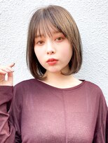 ミィ 浦和(mee)&nbsp;【mee.】ユウ　ボブ　内巻き　ベージュカラー