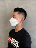 バーバースタイル◎フェードカットサイドパート【新大阪】