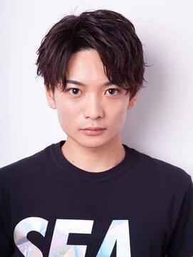 メンズヘアセンス 渋谷(MEN'S HAIR SENSE) 【SENSE渋谷】センターパート　スパイラルパーマ