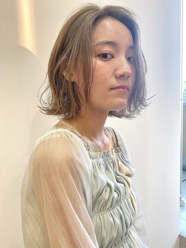 コワファースト  させぼ五番街店(COIFF1RST) 外ハネ×ラテミルクティー