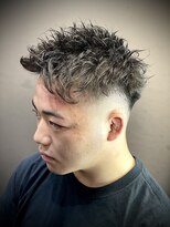 ヒロギンザ 新橋銀座口店(HIRO GINZA)&nbsp;ツイストパーマ×スキンフェード