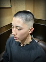ヒロギンザバーバーショップ 大宮店(HIRO GINZA BARBER SHOP)&nbsp;ボウズスキンフェード　沢北さん　大宮