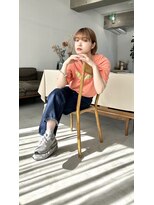 ムード タテマチ(mood tatemachi)&nbsp;ミルクベージュ×耳掛けボブ