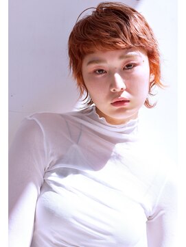 バロンフェム(baLon.fem) 【Stylist AI HONDA】マニッシュウルフ×アプリコットオレンジ