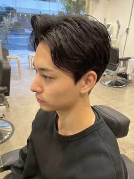 エース 中野(Ace) メンズセンターパートヘア<理容室><MEN'S/中野/バーバー>