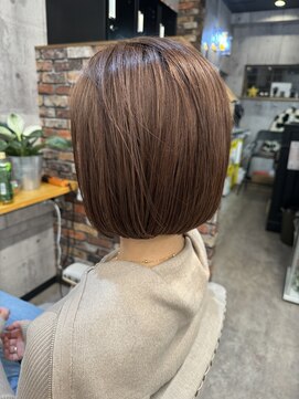 ルーナヘアー(LUNA hair) 『京都 山科 ルーナヘアー』大人 内巻き ラフbob 草木真一郎