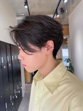 クオル 立川(QOL) センターパートニュアンスパーマ毛流れパーマカルマパーマ