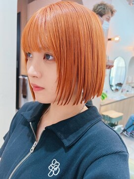 シビバイレボ(CIBI by revo) 地毛風カラー/ナチュラルレイヤーカット/ショートボブ[船橋]