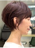 秋カラー×くびれショート
