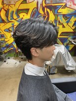 カーニー 上野(kearny)&nbsp;フェザーパーマ/フェザーショート/センターパート