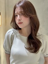 アンフィニー 仙台(ANFINI)&nbsp;ココアベージュ髪質改善仙台縮毛矯正レイヤーカット黒髪前髪美髪
