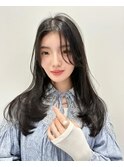 小顔見せ前髪×抜け感レイヤースタイル
