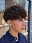 初めてのパーマでも◎ラフな質感が人気のシャドウパーマ