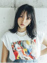 ロッソ ヘアアンドスパ 六町店(Rosso Hair&SPA) ミディアムブラック