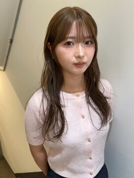 ヌー 栄(nuu) 【SHIHO】オリーブベージュとレイヤーカット