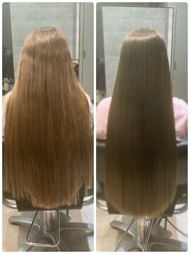 ソル 八王子(SOL) ブリーチ毛への髪質改善縮毛矯正