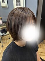 アルター(aL ter)&nbsp;【レイヤーボブ×ブラウン】暗めカラー/グランマッシュ/林愛華