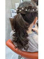 バンファミリー VANfamily&nbsp;編み込みポニーテールヘア