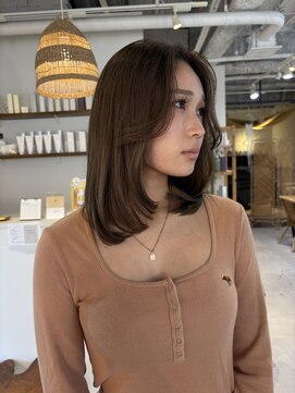 ココルアナ(coco luana) グレージュ/レイヤーカット/髪質改善/ハイトーン/ブリーチ