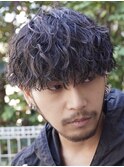 【RIRON】大人マッシュ×波巻きパーマ