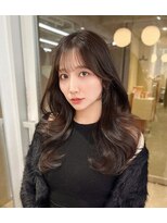 クム(kumu)&nbsp;レイヤーカット /縮毛矯正/前髪/顔周り/名古屋/栄/韓国サロン
