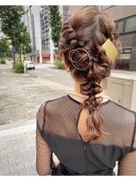 エンタリティリット(entality lit)&nbsp;【entalitylit】結婚式に！周りと差がつく編みおろしアレンジ☆