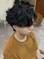 リドルヘアー 黒磯店(Riddle HAIR) センターパート×シャドウパーマ