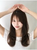 レイヤーカット/ナチュラル/モテ髪/銀座/ロングレイヤー