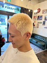 ブロートーキョーバーバーショップ 神田店(Bro Tokyo BARBERSHOP)&nbsp;ブロンドベージュ