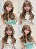 韓国ヘアハッシュカットレイヤーカットブリーチ無し韓国ボブ渋谷
