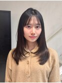 着物ヘア/大人ガーリー/ダークアッシュ/似合わせカット/元町三宮