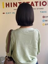 ヒントステーション(HINTSTATION)&nbsp;〈浅草 半個室〉くびれボブ×ラベンダーブラウン