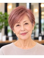 ジオジオべっぴんさん 千代野店&nbsp;ナチュラルショートXローズピンク