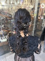 バイブアンドアネックス(VIBE & ANNEX)&nbsp;【★AOI★】編み下ろし/ツインアレンジ/結婚式/横浜/石川町