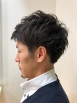 アルファ ヘアー デザイン(alpha hair design)&nbsp;ビジネス ショート ツーブロック アップバング