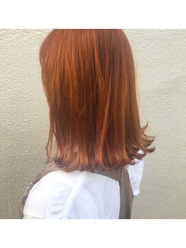ステイシー(stay she) ワンブリーチオレンジカラー