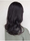 小顔カット×ラベンダーカラー×セミウェットウェーブ