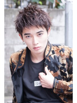 ルーク 立川(LUK) Lien☆サイドグラデーションナチュラルツーブロックイノアカラー