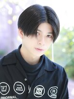 リップス 横浜(LIPPS) 角を残したクール系センターパート