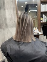 ラフ 難波店(LAFF)&nbsp;#黒髪#ボブルフ#ネビージュ#小顔#ワンレン