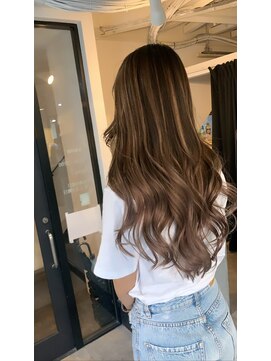 ラフ 難波店(LAFF) #黒髪#ボブルフ#ネビージュ#小顔#ワンレン