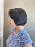 大人可愛い黒髪ボブ