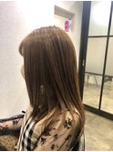ブリーチなし ミルクティーベージュ♪