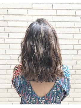 レイドバック(LAID BACK) 【LAIDBACK代官山】極細ハイライト外国人風ダークグレージュ