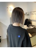 ボブとバレイヤージュ