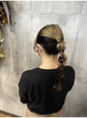 ポニーテールアレンジ