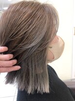 プールドゥマン 屯田(POUR DEMAIN)&nbsp;【POURDEMAIN】インナーカラー×切りっぱなしスタイル