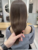 ルネ 北千住(Renee)&nbsp;ダークグレージュ_髪質改善_ミルクティーアッシュ